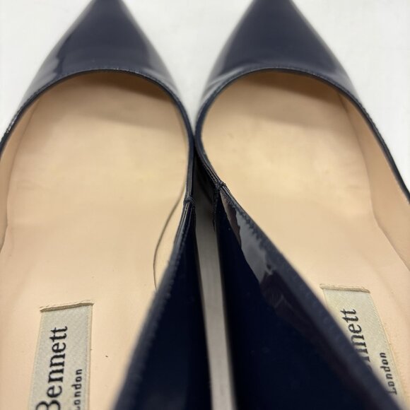 LK Bennett London Patent Leather Pumps Heels EU 37 US 6.5/7 - Picture 9 of 12